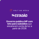 Volt no Estadao em 110725